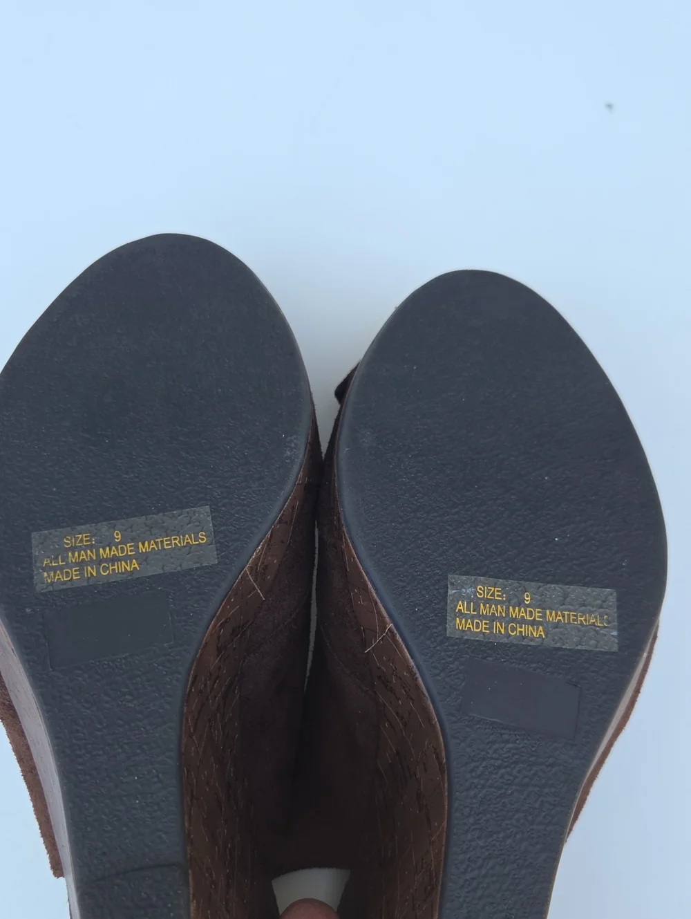 Charlotte Russo Brown Suede Wedges